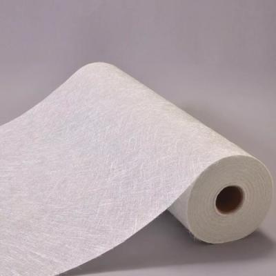 China Estera tajada fibra de vidrio blanca del filamento de la emulsión 300g, fibra de vidrio tajada 1040m m de E en venta