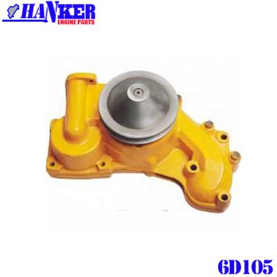 China top A Quality Water Pump 6221-61-1102 For Excavator PC300-5 Engine S6D108 With 4 Holes for sale