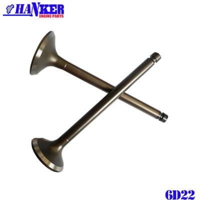 China Mitsubishi 6D22 6D24 Intake Valve Exhaust Valve ME051063 ME051064 For SK400 for sale