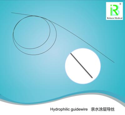 China Hydrophilic Guidewire Hydro-coated Lubricious Smooth Sugical Nitinol Guide Wire for sale