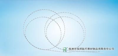 China Special Polymer Cover Hydrophilic Zebra Guidewire With Full Length Tapered Core for sale