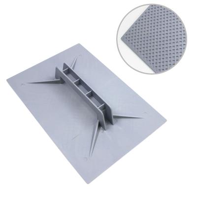 China Gray Plastic Trowel Bricklayer Trowel Stucco ABS Trowel Float SQUARE Concrete Construction Tools for sale