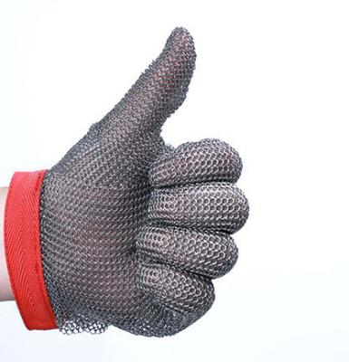 Chine Five-finger anti-cutting chainsaw ironing gloves multifunctional gardening protective wire mesh gloves à vendre