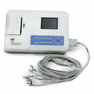 Китай 3 channel Portable ecg monitor electrocardiography machine ekg ecg machines home ecg devices software Printer продается