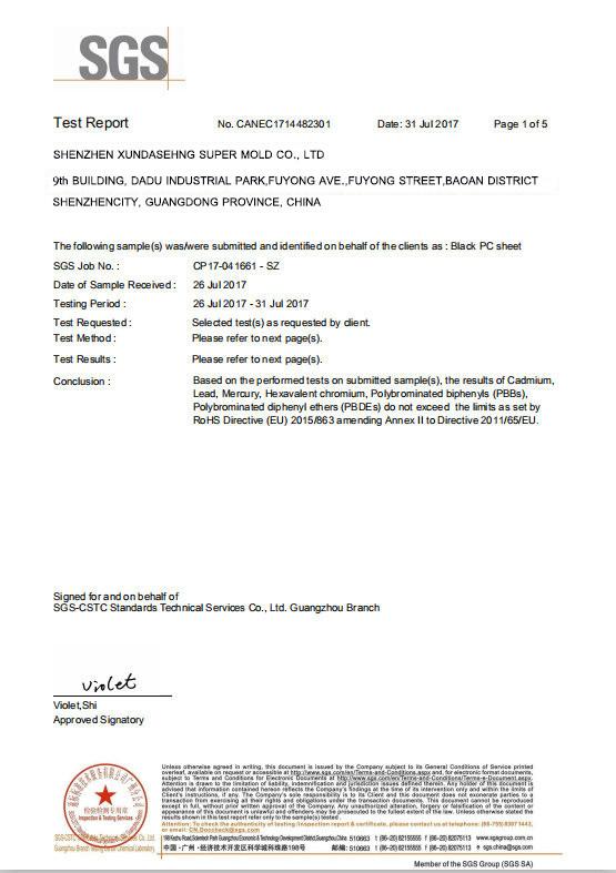 SGS - CarbonWizer (SZ) New Material Technology Co., Ltd