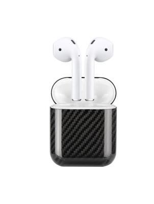 China Black Protective  Carbon Fiber Airpods Case High - Tech Luxury Material for sale