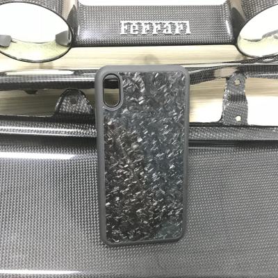 China Commercial Tpu Forged Carbon Fiber Cell Phone  For IPhone Samsung And Huawei for sale