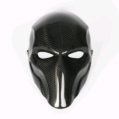 China Professional Custom Carbon Fiber Mask For Halloween Party SGS Approved for sale