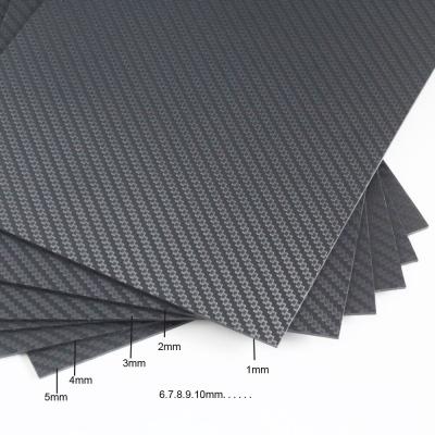 China Spinnen Sie,/glatter Matte Sheet Custom Carbon Fiber zerteilt hochfeste 100% Ebene 3K zu verkaufen