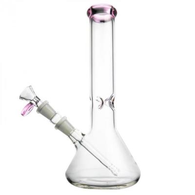 China Hand Blown 10 Inch Pyrex Glass Water Bongs For Weed Dry Herb for sale