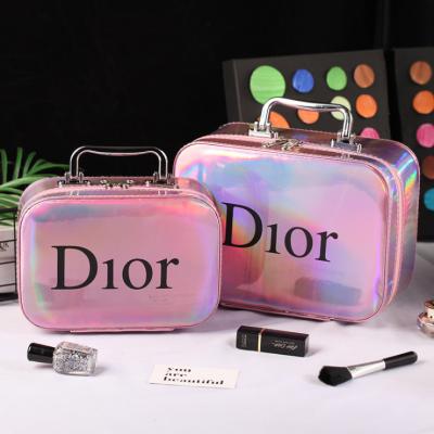 China Women Mini Storage 1680D Portable Makeup Bag Contracted Cosmetics Case for sale