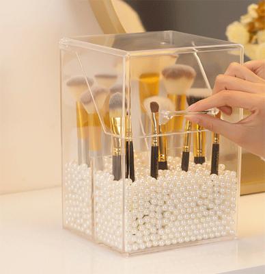 China ISO9001 Clear Acrylic Shelf Makeup Organizers Bubble Bag for sale