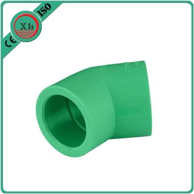 China Frost Proof PPR Pipe Elbow , 45 Degree Pipe Elbow Superior Dimensional Accuracy for sale