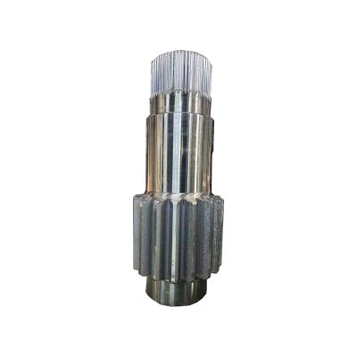 China Factory customized heavy-duty mechanical parts gear shaft forged steel shaft for sale