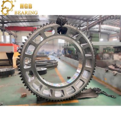 China Factory hot sale backhoe loader parts ring gear for sale
