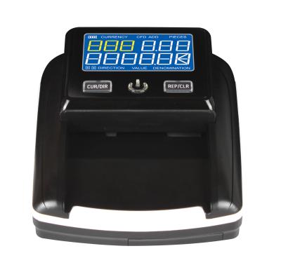 China Counterfeit Money Detecting Counter and detector Small Size Currency Detector For US Dollar with battery for sale
