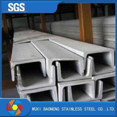 China SS304 Stainless Steel Channel Bar 100x50x6mm 6m L Channel for sale
