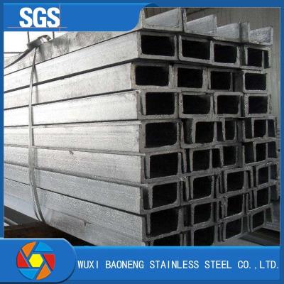 Chine section profilée en U de l'acier inoxydable 316l A53 C de 70mm pour les pièces structurelles à vendre
