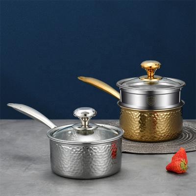China Multifunction Kitchen Sauce Pans Stainless Steel With Steamer for sale