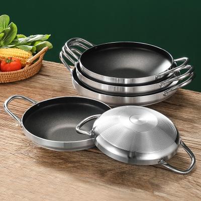 China Multi Model Kitchen Wok Pan Extra Thick Aluminium Non Stick Coated for sale