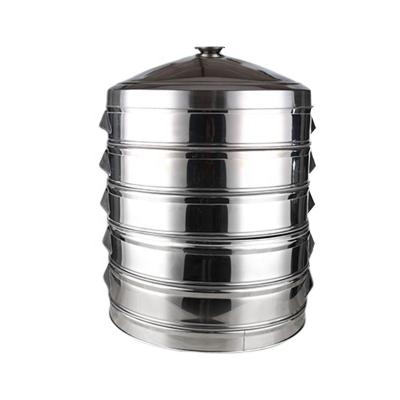 China Large stainless steel style 47cm steamer hotel restaurant food steamer 52cm for sale