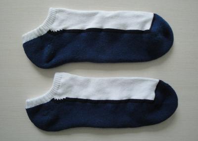 Chine Socquettes de laine de sports d'automne/printemps, chaussettes sportives blanches/noir à vendre