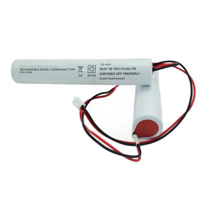 China Odorless Side By Side 6.0V Ni Cd Battery Pack 4500mAh for sale