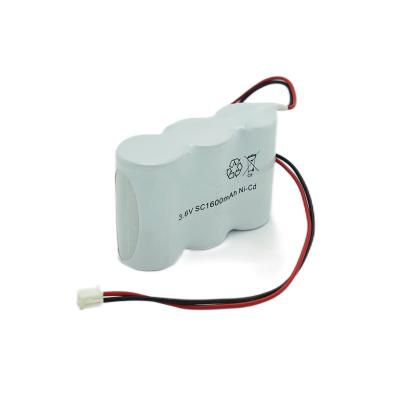 China SC1600mAh Emergency Exit Light Batteries 3.6V Nickel Cadmium Rechargeable Battery for sale