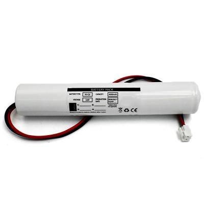 China 4000mAh Emergency Light Ni Cd Battery 3.6V Energy Pack High Temp Resist for sale