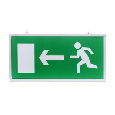 China Plastic Right Non - Illuminated Emergency Exit Sign 3W 6500K for sale