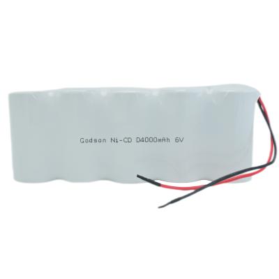 China 4.0Ah Emergency Exit Light Batteries Rechargeable 6.0V High Temperature for sale