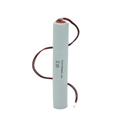 Chine Emergency Lighting Sealed Nickel-Cadmium Cell With IEC 61951 3.6V C2500mAh à vendre