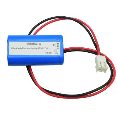 China IFR 1200mAh 3.2 Volt 14500 LiFePO4 Side By Side Type Batteries High Temperature Preformance for sale
