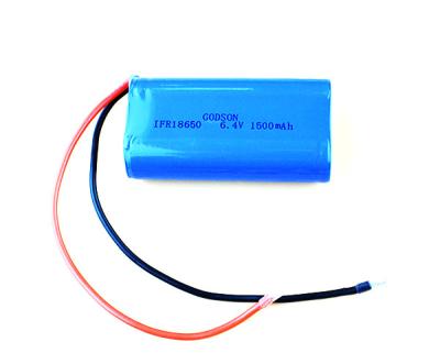 Китай Emergency Exit Light LiFePO4 Batteries 18650 1500mAh 6.4V For Emergency Lighting And Power Supply продается