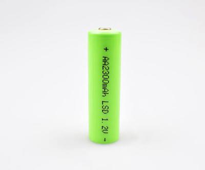 China High Temp 3.6 V Ni Mh Battery Cell AA 2300mAh 1.2V For Emergency Lighting for sale