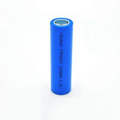 China Veilige OEM 12V LiFePO4 Batterij 0.1C IFR 18650 3,2 V 3C 1600mA Te koop