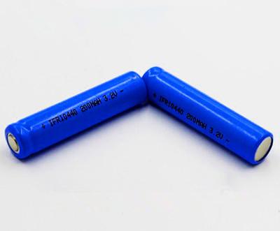 China Emergency Light 12V LiFePO4 Battery IFR 10440 3.2V Rechargeable 200mAh for sale
