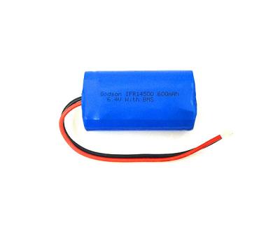 China Shrink Sleeve OEM Lifepo4 Li Ion Battery 14500 6.4V 600mAh for sale