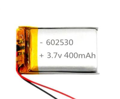 China 400mAh Lithium Ion Battery Emergency Light 6.0*25*30mm Li Polymer Cell for sale