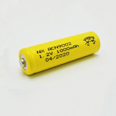Cina NiCd 1,2 rivestimento su ordinazione dell'OEM della batteria ricaricabile aa 1000mAh di volt in vendita