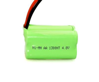 China AA 1300mAh 4.8 Volt Battery Emergency Lighting NiMH Cells Long service life for sale