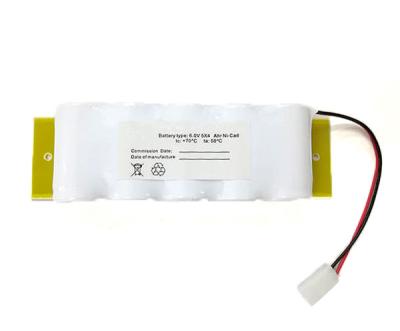 Chine Paquet NiCd D4000mAh 6V de batterie de lumière de sortie d'éclairage de secours à vendre