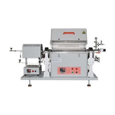 China 1100C Quartz Tube Furnace With Solid Precursor Sublimator For CVD 2D Layers Of TMDs for sale