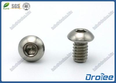 China ISO 7380 M5 x 35mm Stainless Steel A4 Button Head Allen Bolt for sale