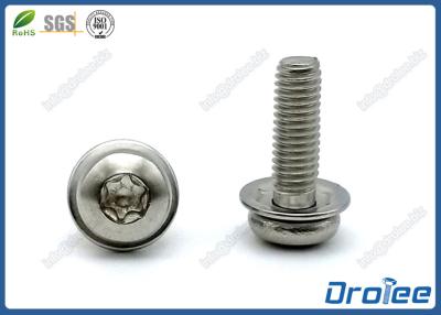 China Torx Pan Head SEMS Machine Screws w/ Flat Washer, Stainless Steel 18-8 for sale