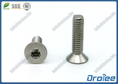 China M3 x 10mm Stainless Steel 316 Flat Head Socket Cap Screw for sale