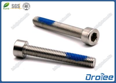 China 304/316/18-8 Stainless Steel Socket Head Cap Nylon Patch Self-locking Screws for sale