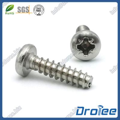 China Trilobular Thread Plastite Screws, Pozi Pan Head, Stainless Steel 304/18-8 for sale