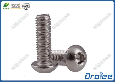 China M3 x 4mm Stainless 304 / A2 ISO 7380 Button Head Socket Machine Screw for sale