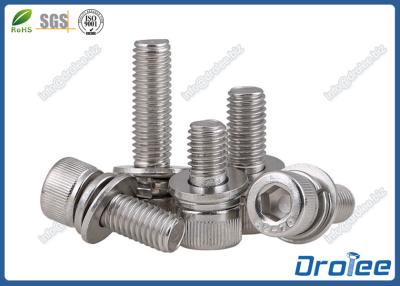 China A2 Stainless Steel DIN 912 Socket Cap SEMS Screw with Double Washers for sale